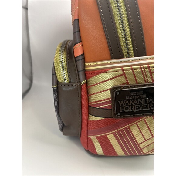 NWT Loungefly Marvel Black Panther Wakanda Forever Okoye Cosplay Mini Backpack - Picture 16 of 16